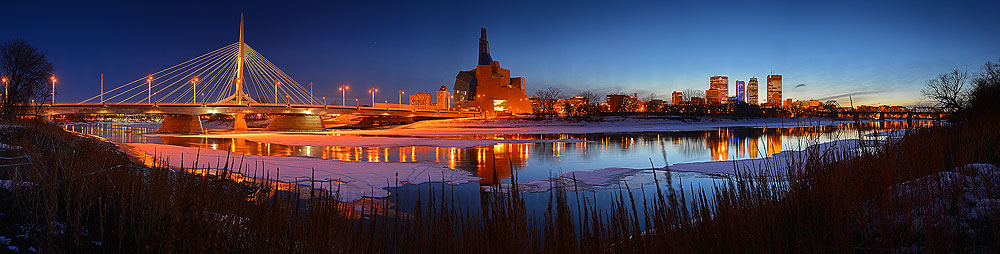 downtown CMHR panoramic