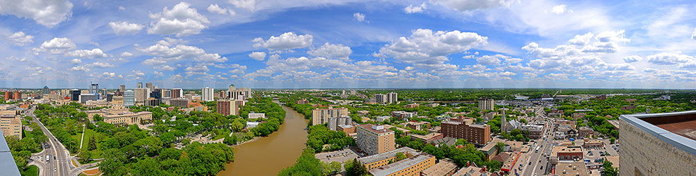 osborne village and the manitoba legislature