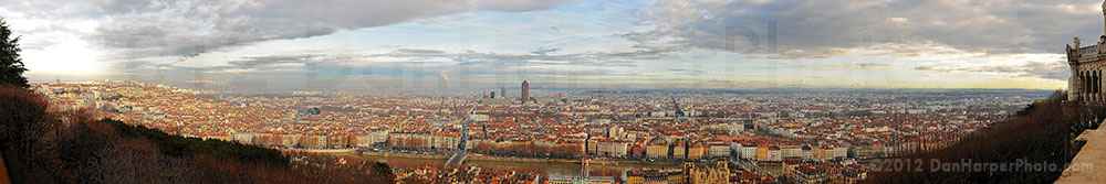 Lyon, France panoramic