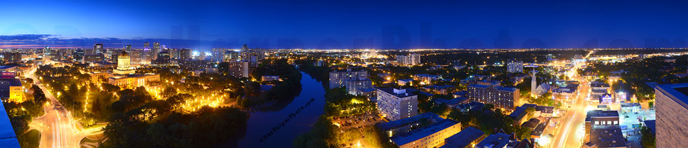 Osborne village an manitoba legislature